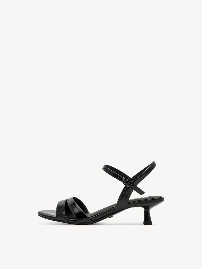 Sandaaltje - zwart, BLACK, hi-res