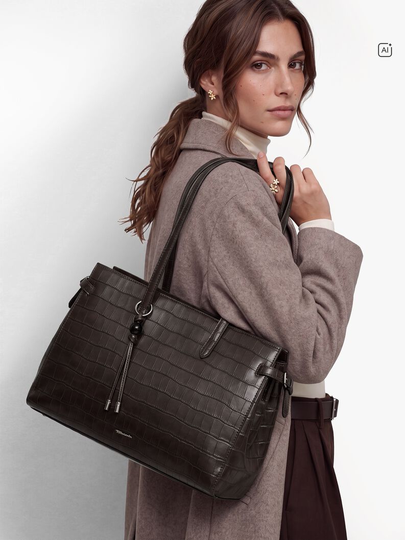 Shopper - braun, brown, hi-res
