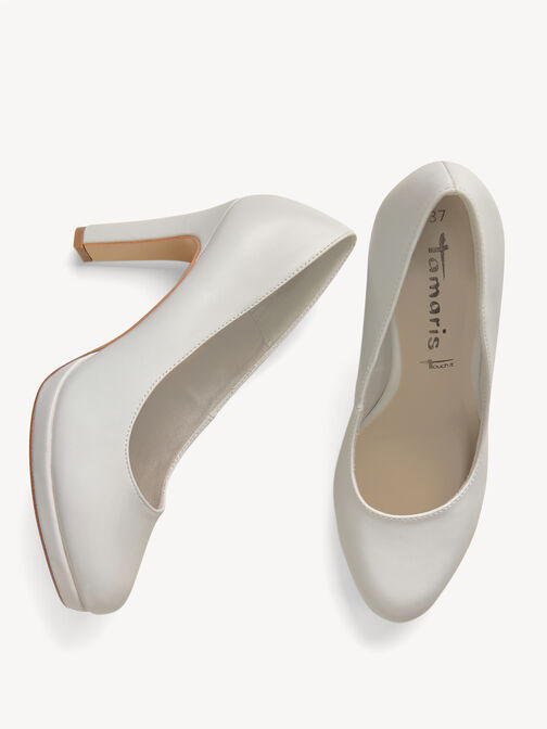 Escarpin, WHITE MATT, hi-res