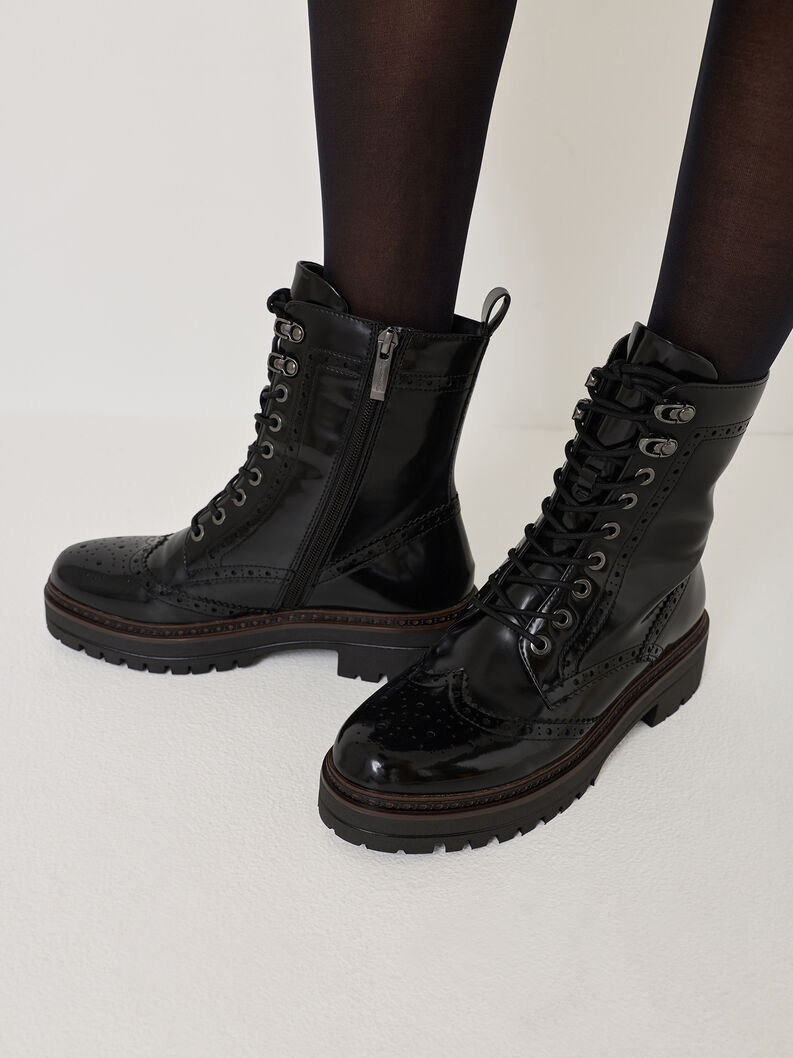 Ankelboots - svart, BLACK, hi-res