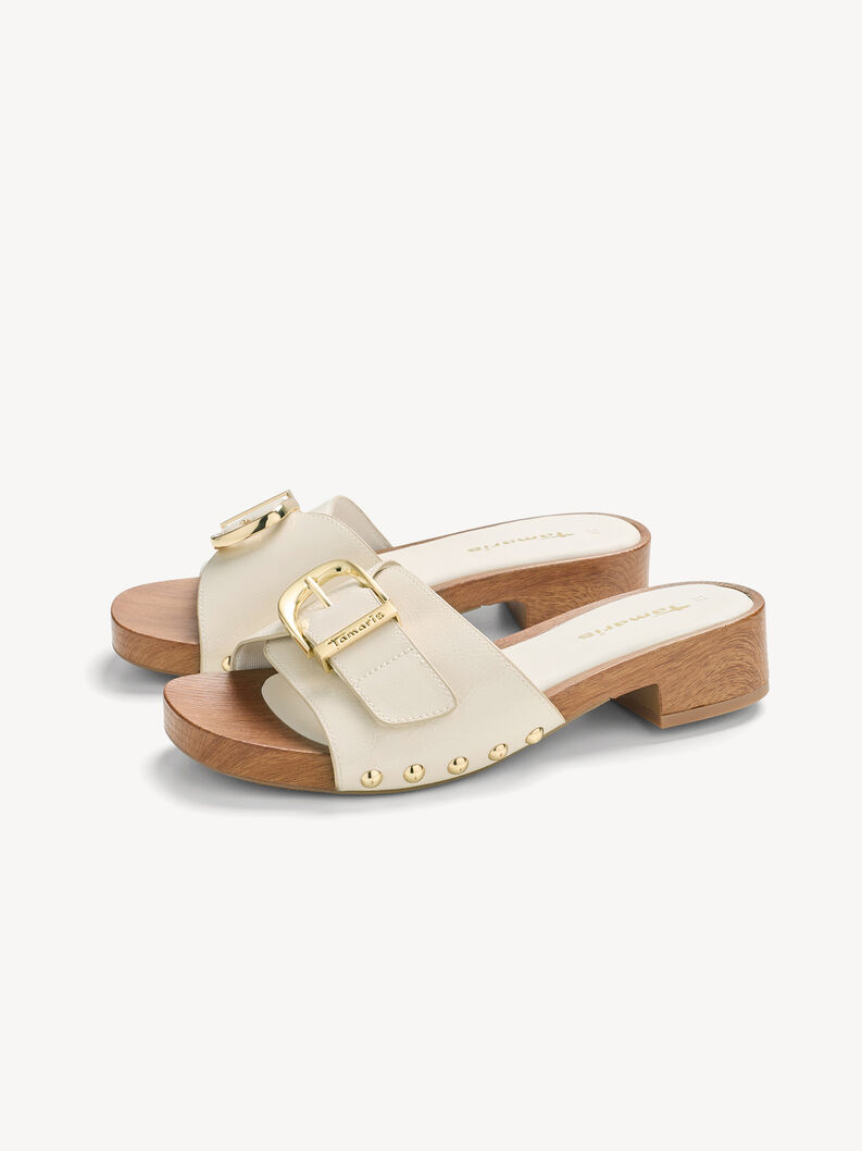Pantolette - beige, IVORY, hi-res