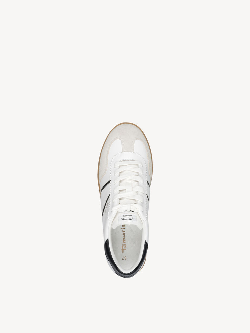Sneaker - wit, WHITE/BLACK, hi-res