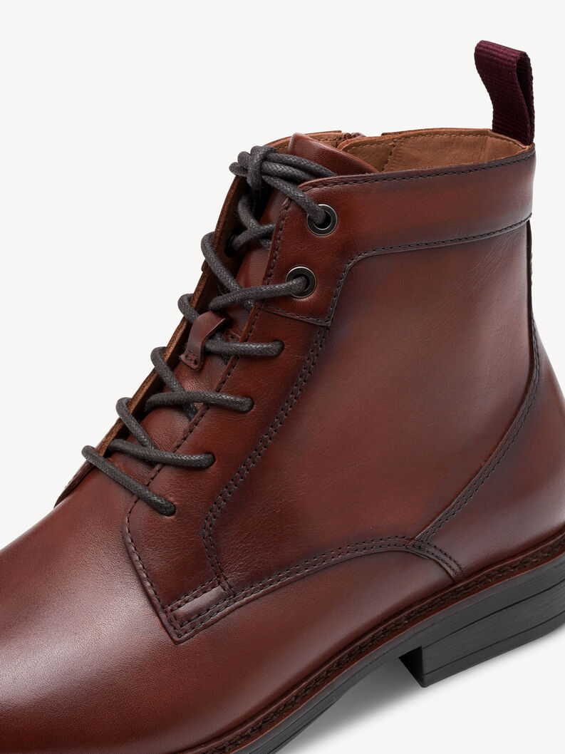 Bottine en cuir - marron, cognac, hi-res