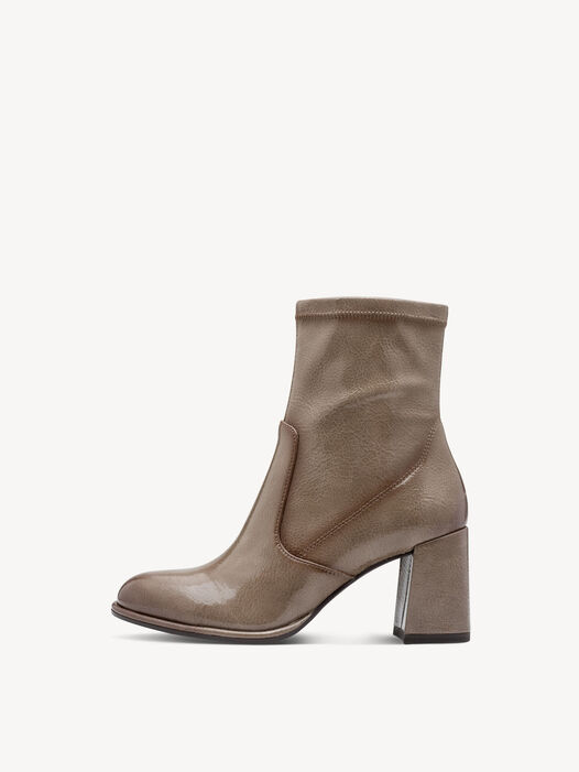 Enkellaarsje, TAUPE PATENT, hi-res