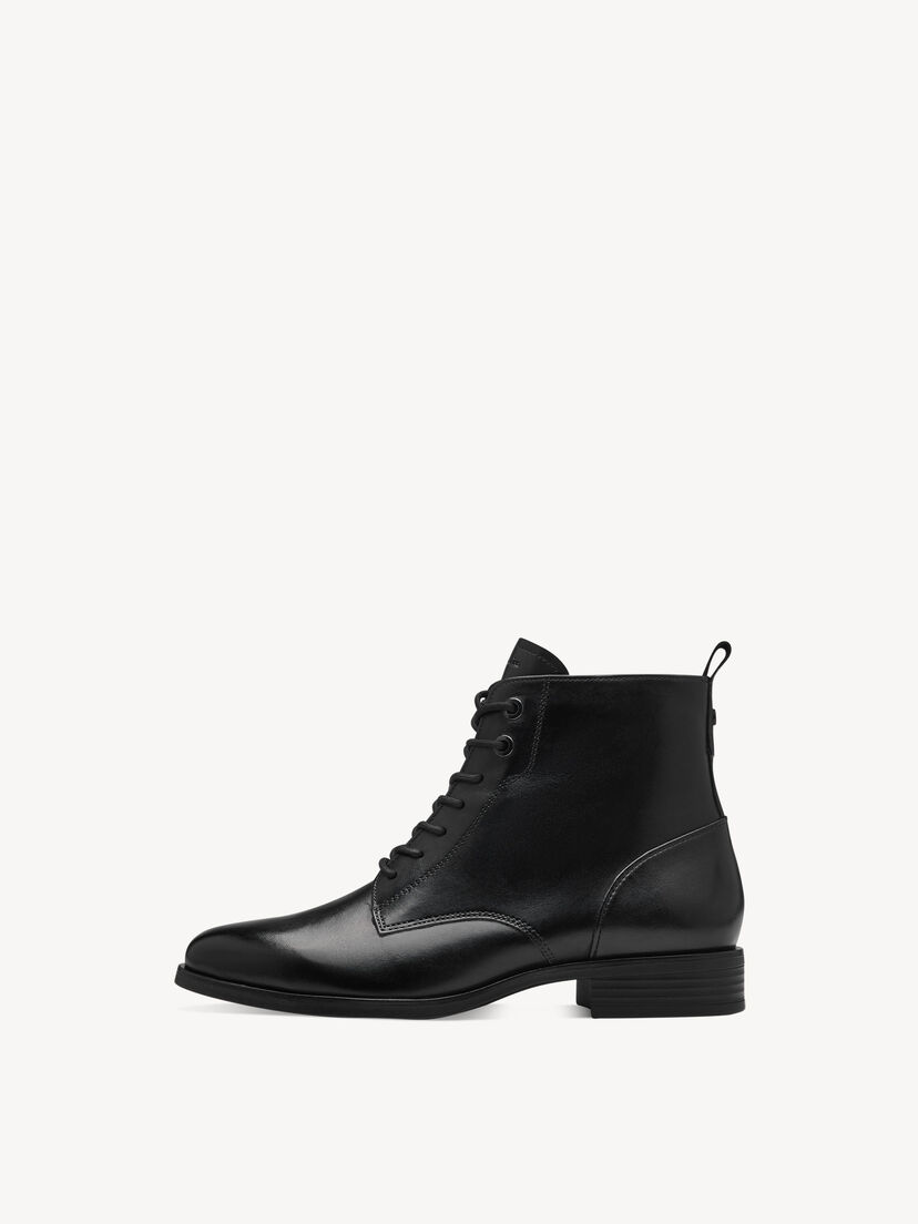 Enkellaarsje - zwart, BLACK, hi-res