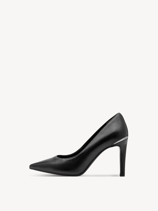Escarpin, BLACK LEATHER, hi-res