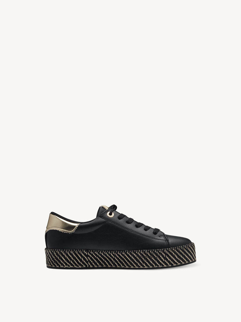 Sneaker - zwart, BLACK/GOLD, hi-res