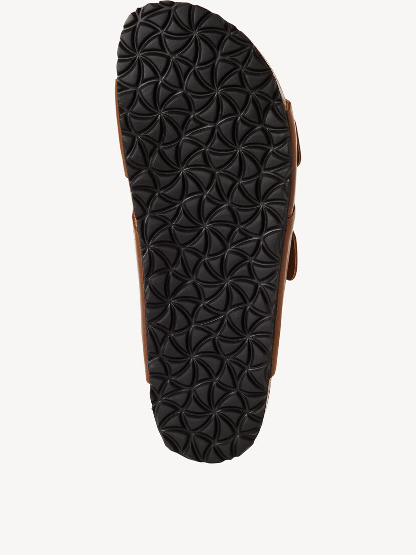Leren Slipper - bruin, COGNAC PULL-UP, hi-res