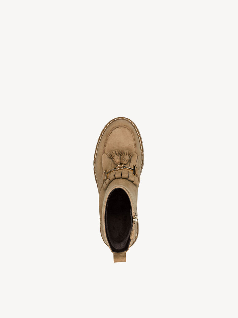 Bottine en cuir - marron, 310, hi-res