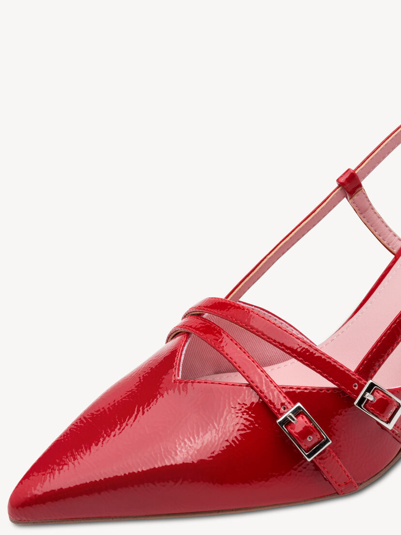 Slingpumps, RED, hi-res