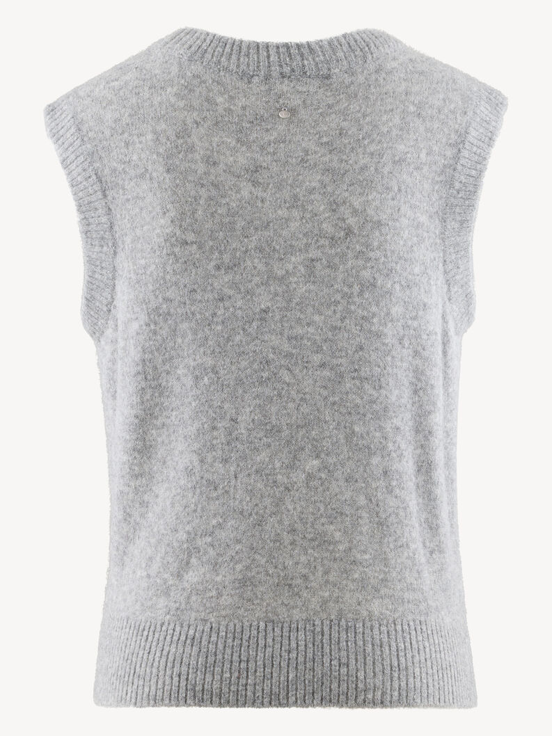 Pullunder - grey, Medium Grey Melange, hi-res