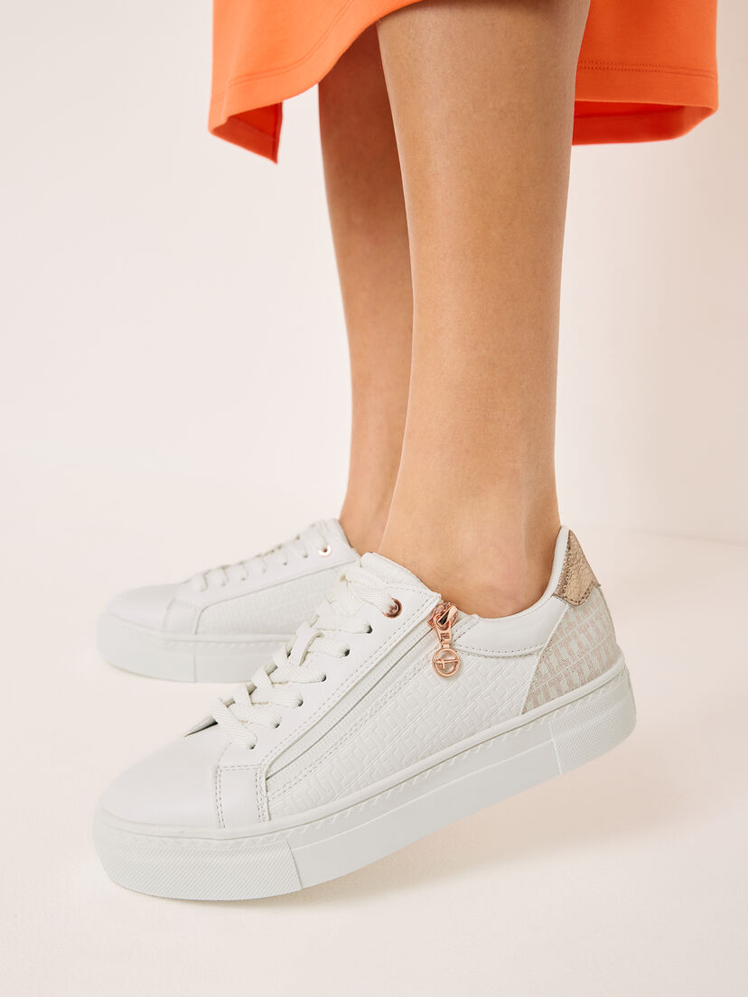 Sneaker - wit, WHT/ROSE GOLD, hi-res