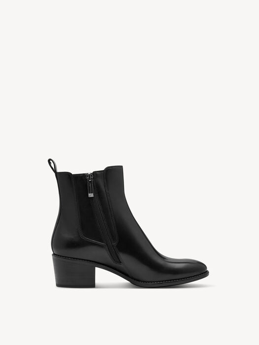 Chelseaboot, BLACK LEATHER, hi-res