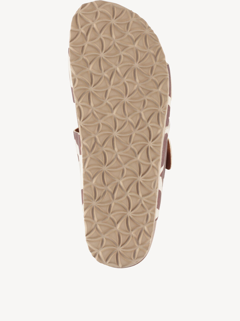 Leather Mule - white, COW, hi-res