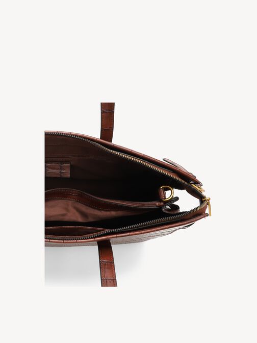 Sac cabas, cognac, hi-res