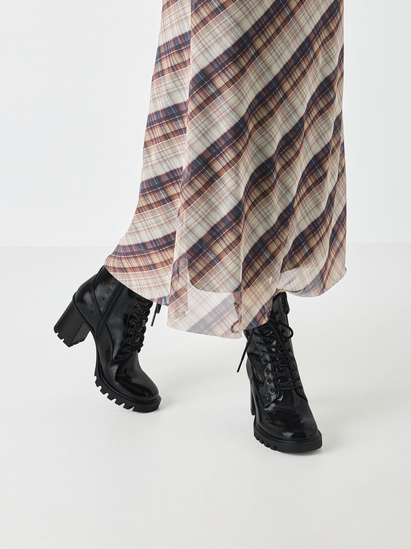 Enkellaarsje - zwart, BLACK PATENT, hi-res