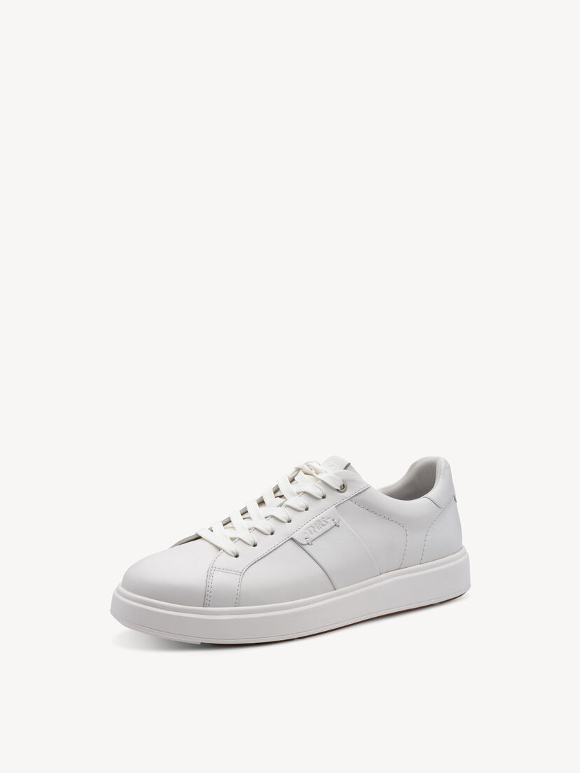 Leren Sneaker - wit, WHITE LEATHER, hi-res