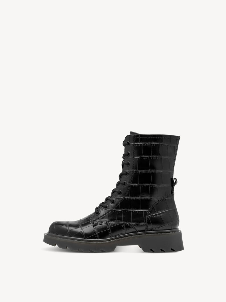 Bottine - noir, BLACK CROCO, hi-res