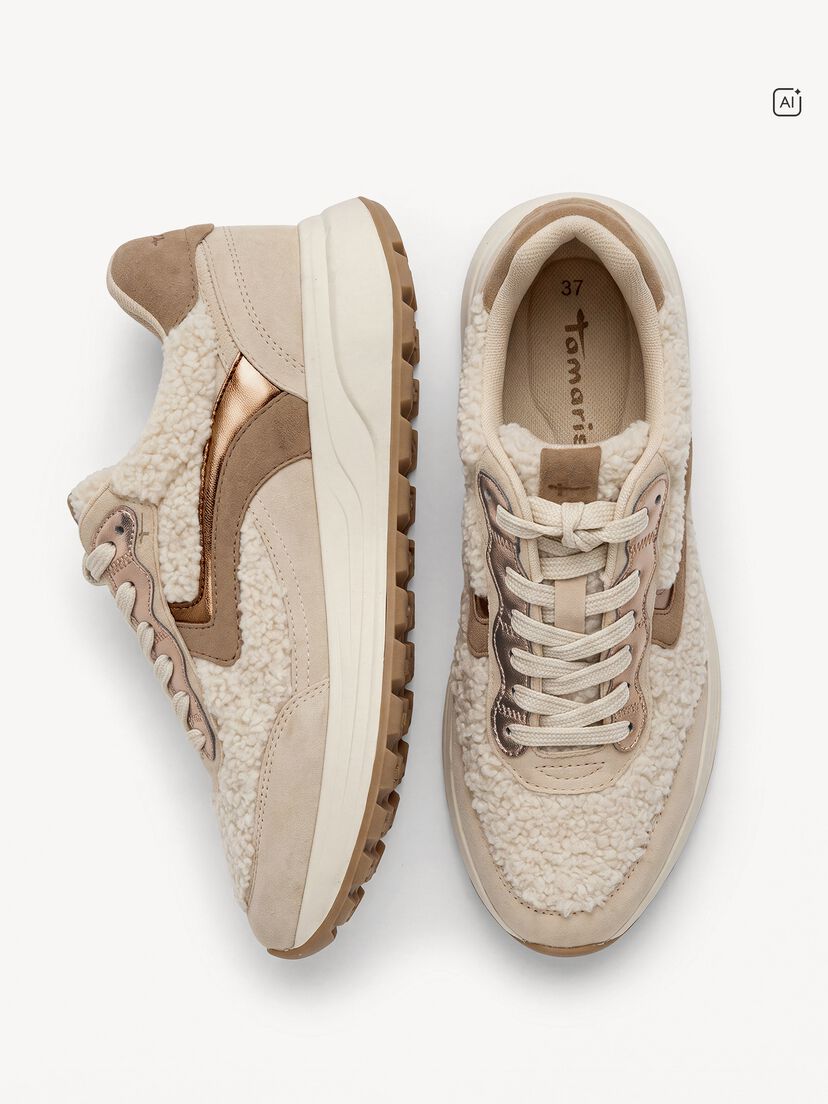 Sneaker - beige, BEIGE SUEDE, hi-res