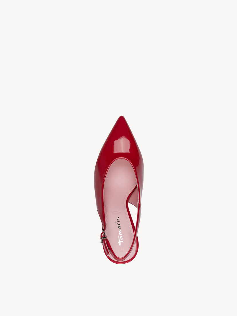 Slingpumps - rood, RED, hi-res