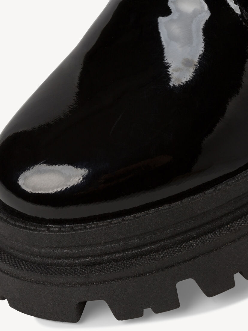 Enkellaarsje - zwart, BLACK PATENT, hi-res