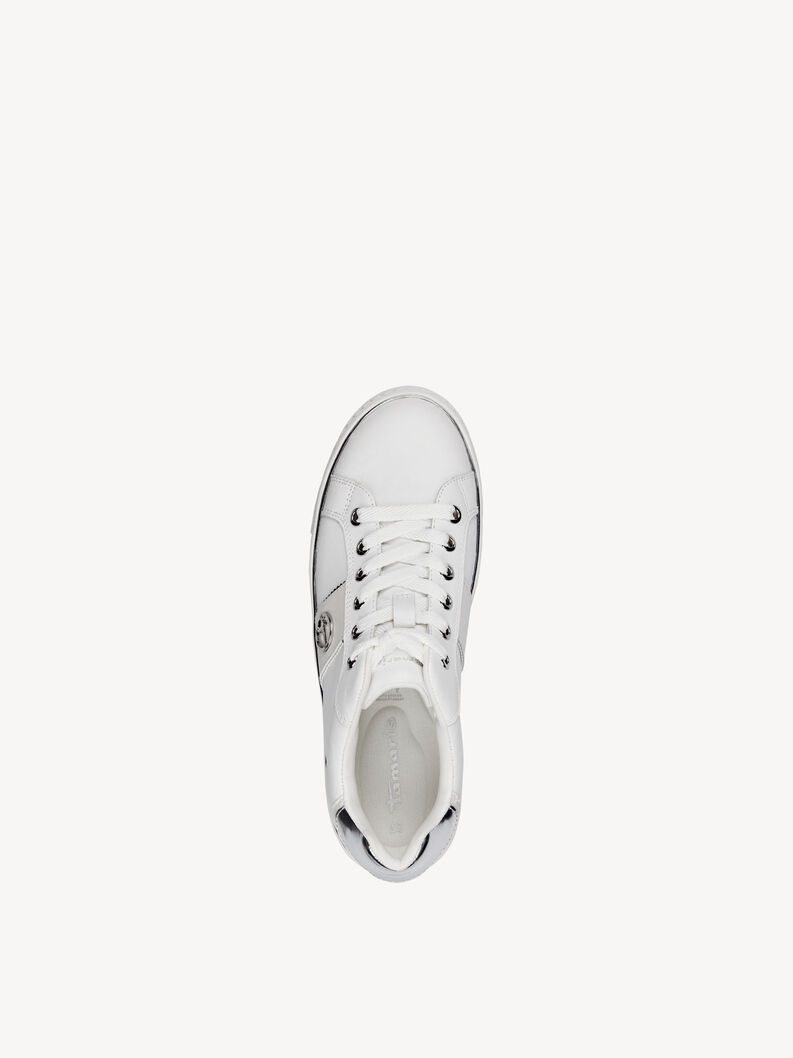 Sneaker - wei&szlig;, WHITE/SILVER, hi-res