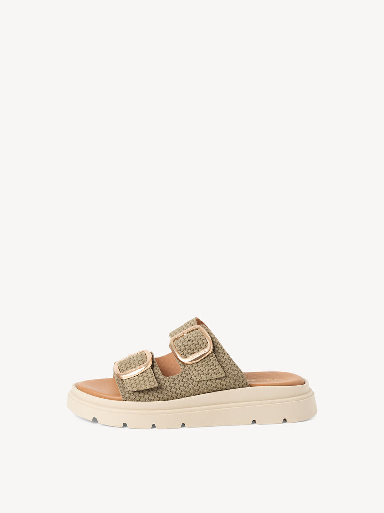 Mule, OLIVE STRUCT., hi-res