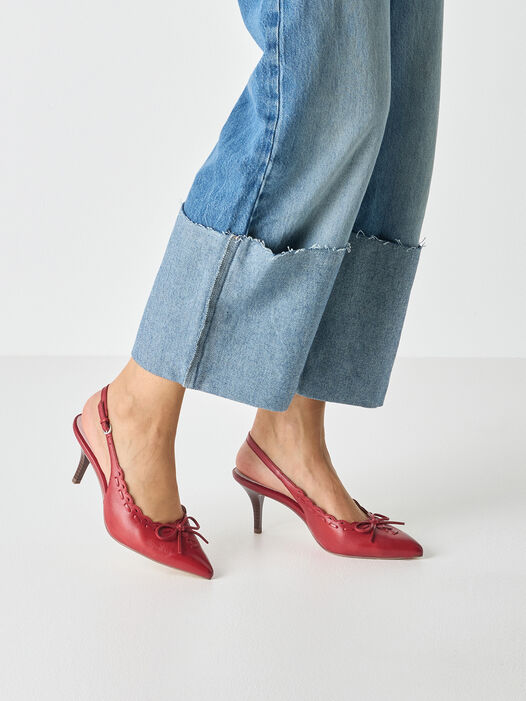 Slingpumps, RED, hi-res