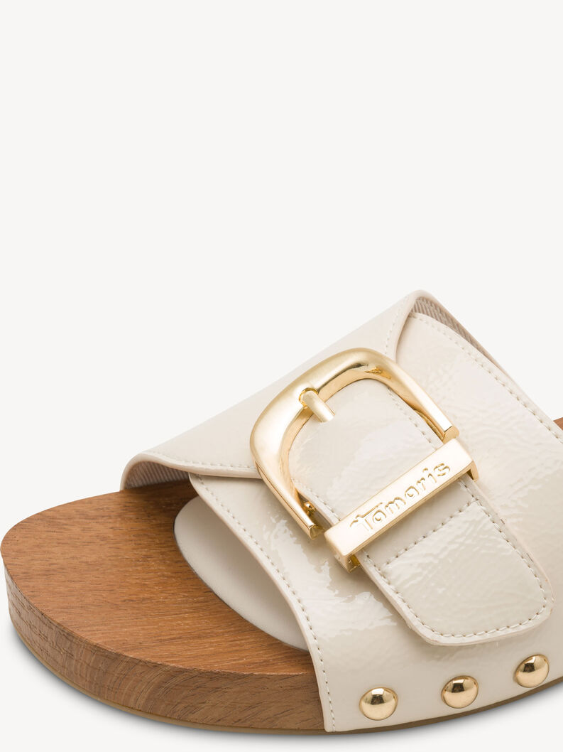 Pantolette - beige, IVORY, hi-res