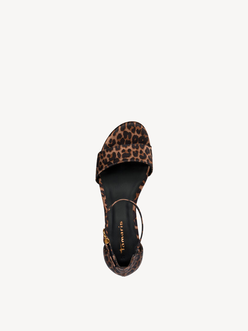 Heeled sandal, LEOPARD, hi-res