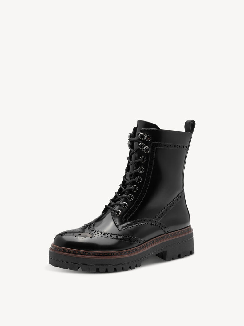 Ankelboots - svart, BLACK, hi-res