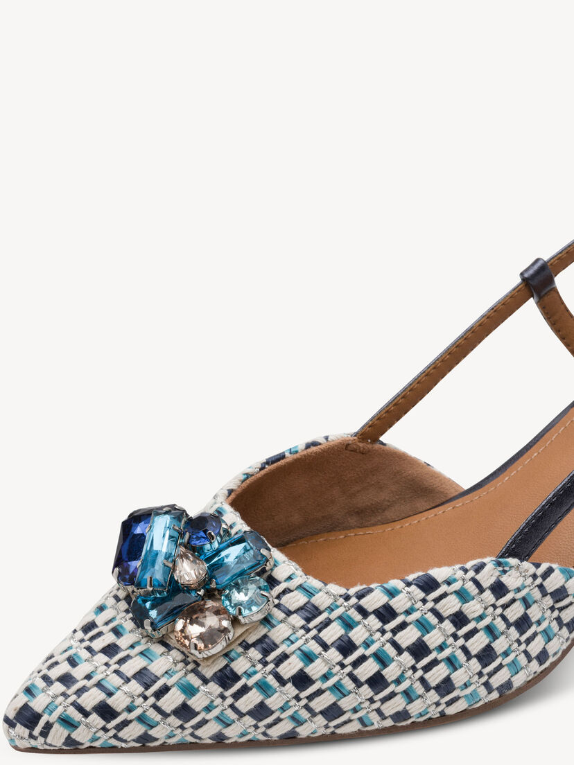 Slingpumps - blauw, BLUE COMB, hi-res