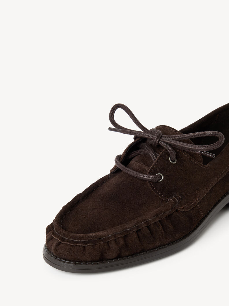 Mocassin en cuir - marron, MOCCA, hi-res