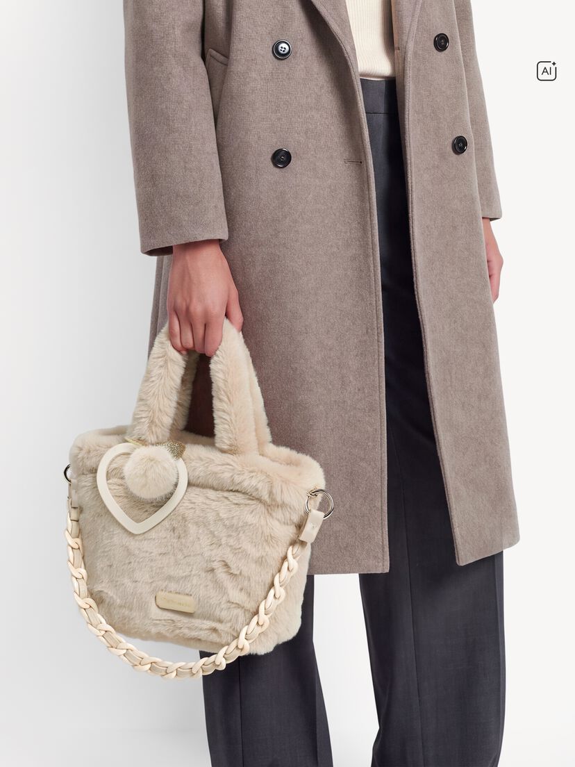 Shopper - grijs, ecru, hi-res
