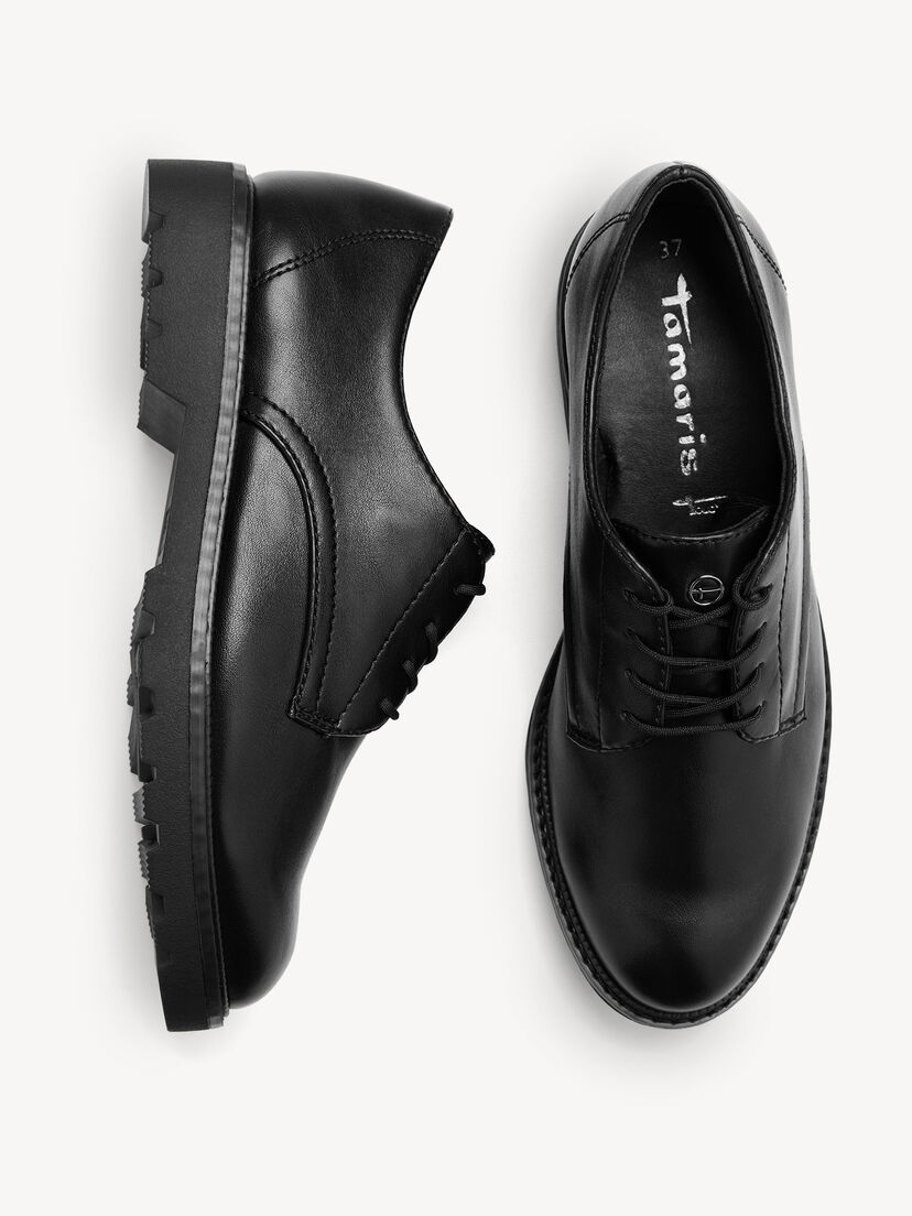 Lage schoen - zwart, BLACK MATT, hi-res