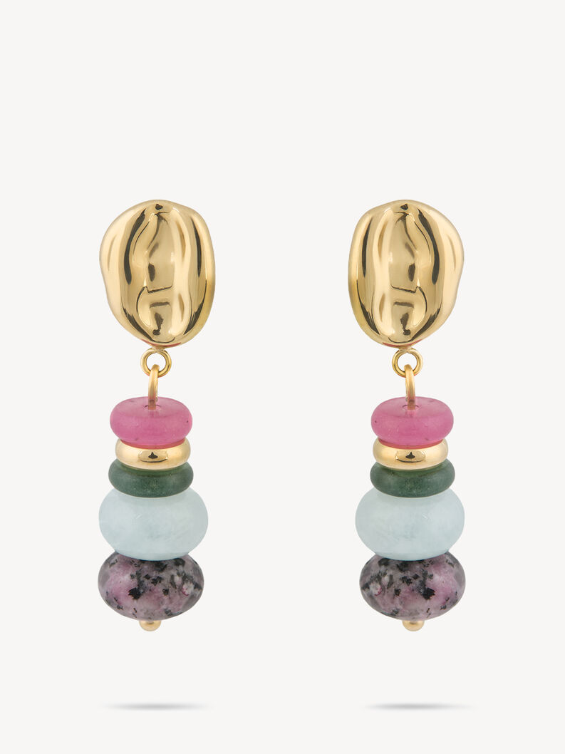 Earrings - gold, gold, hi-res