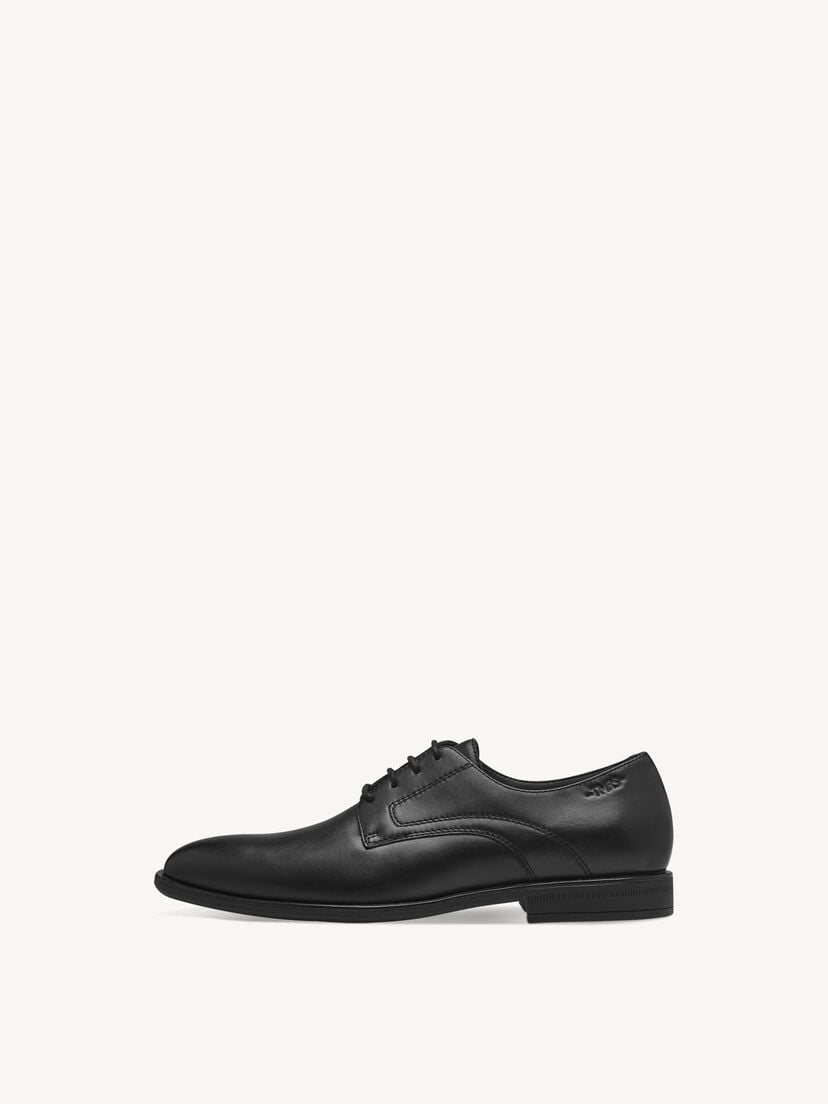 Leren Lage schoen - zwart, BLACK, hi-res