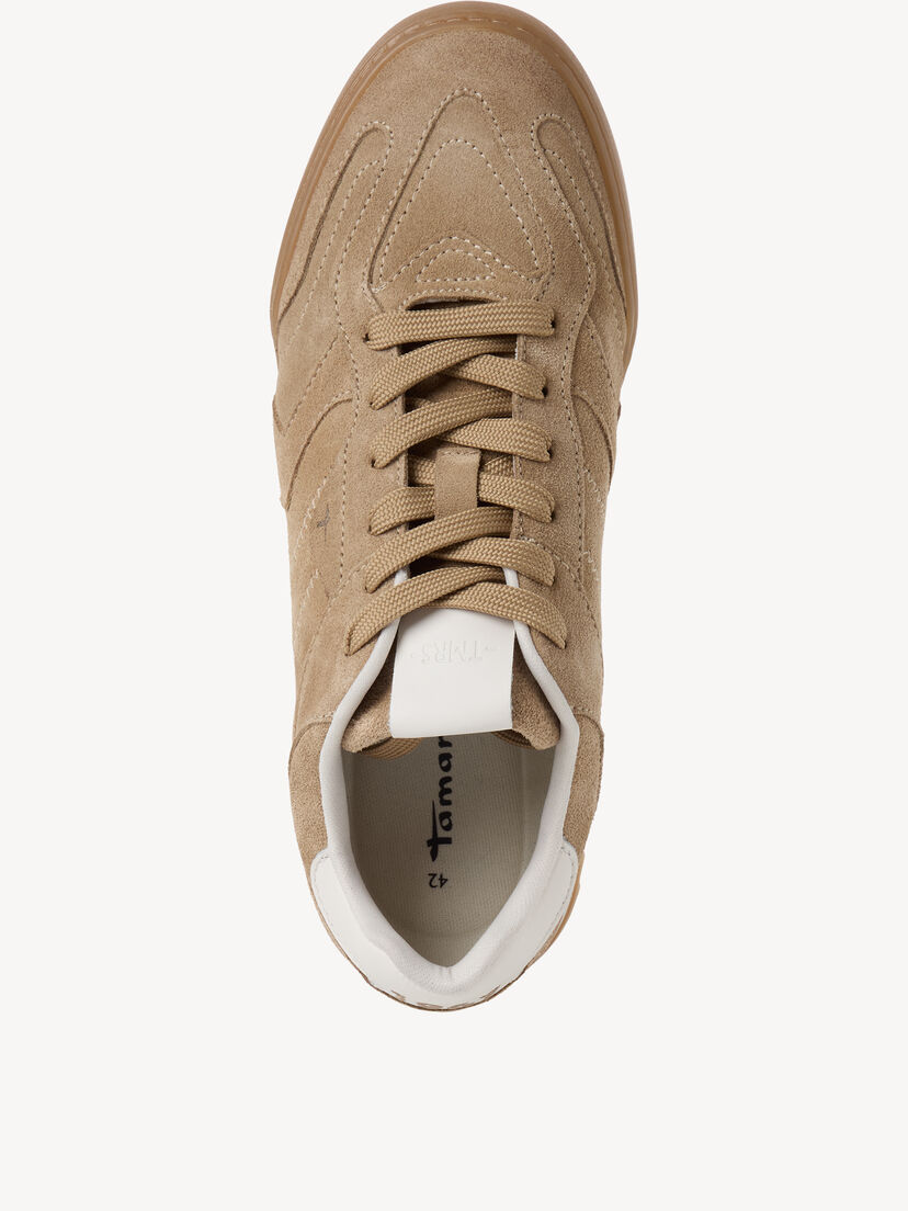 Leren Sneaker - beige, beige, hi-res