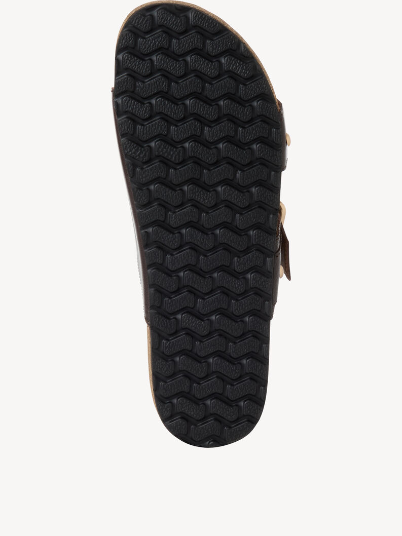 Leather Mule - brown, MOCCA, hi-res