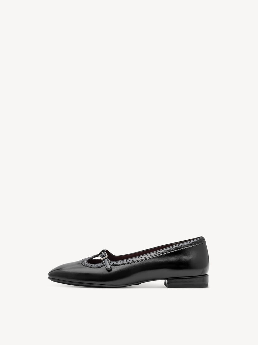 Ballerina - zwart, BLACK, hi-res