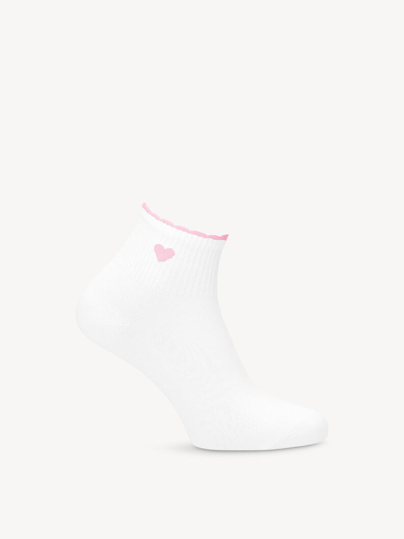 Socks 2-pack, white/sky, hi-res