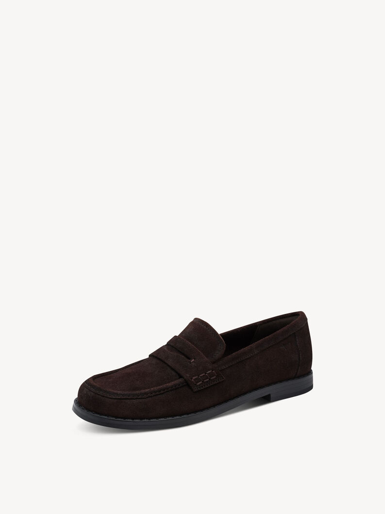 Leather Slipper - brown, MOCCA, hi-res