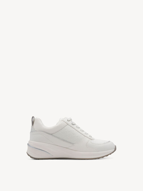 Sneaker, WHITE/SILVER, hi-res