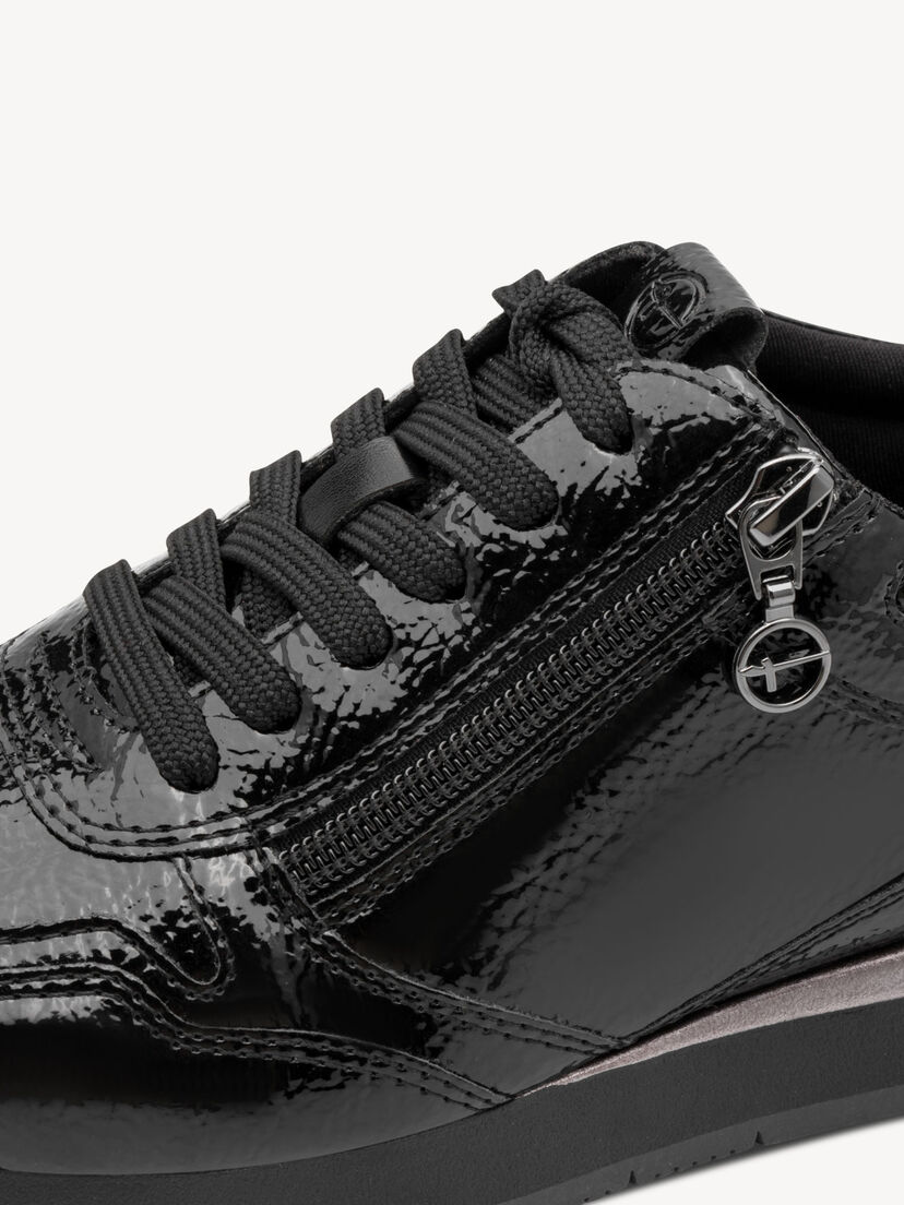 Sneaker - zwart, BLACK PATENT, hi-res