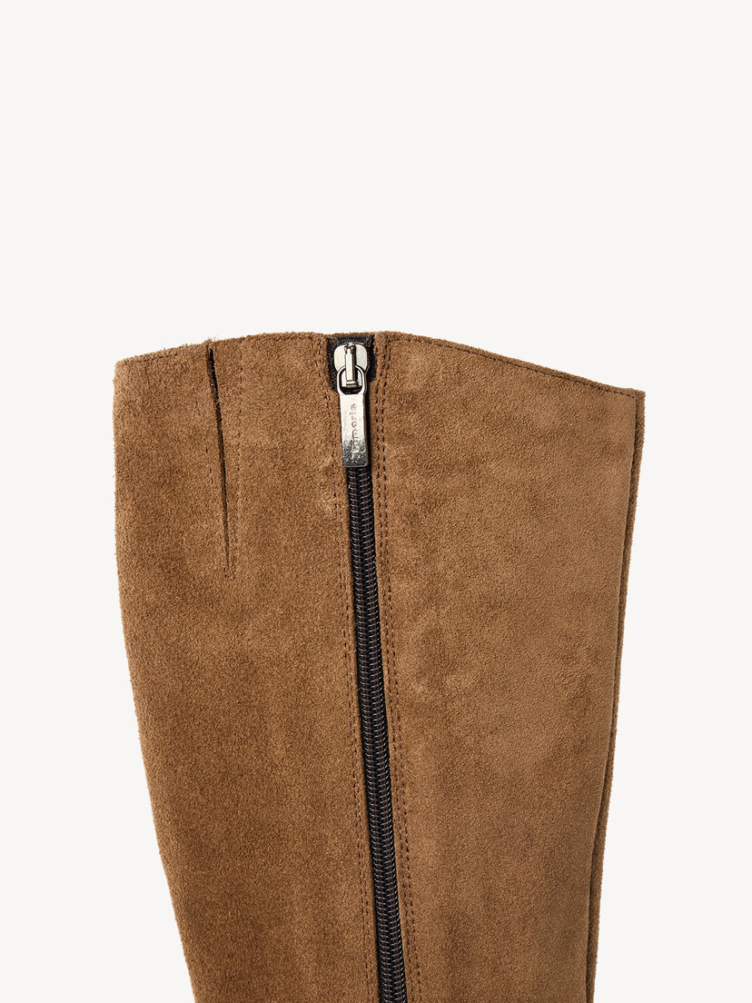 Leren Laarzen - bruin, BROWN, hi-res