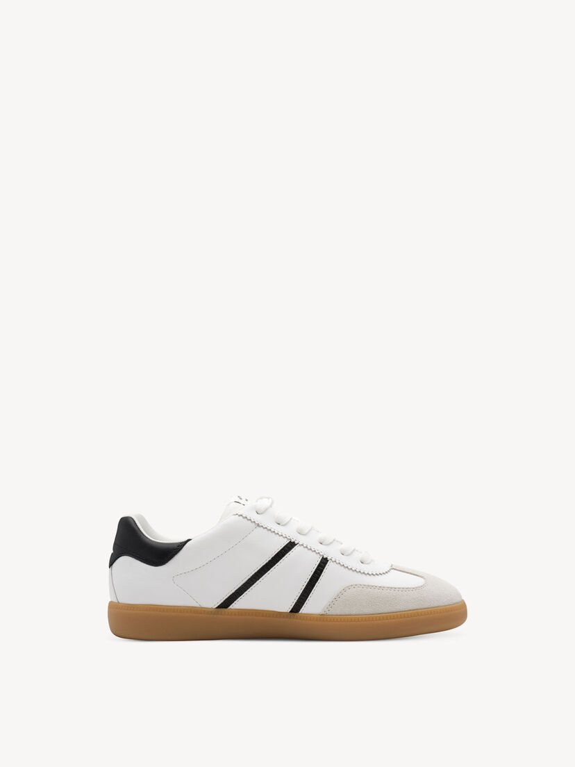 Sneaker - wit, WHITE/BLACK, hi-res