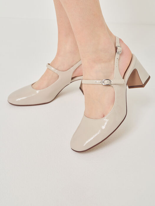 Slingpumps, IVORY PATENT, hi-res