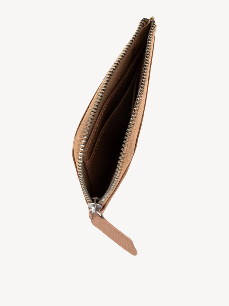 Lederkreditkartenetui - beige, sahara, hi-res