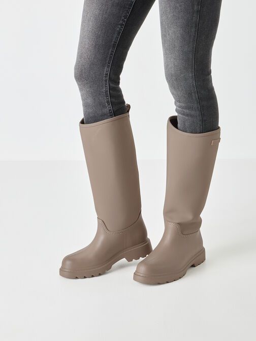 Bottes en caoutchouc, TAUPE, hi-res