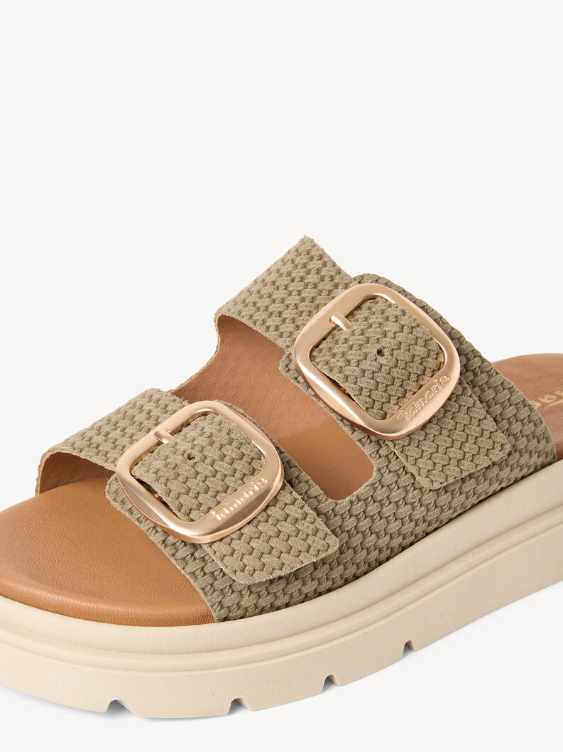 Mule, OLIVE STRUCT., hi-res